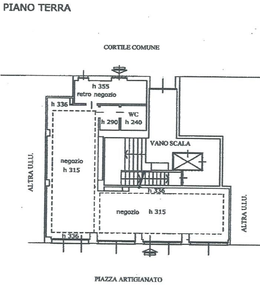 Planimetria della location